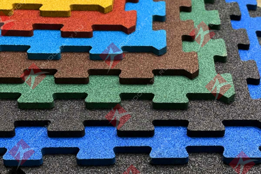 Резиновое покрытие Puzzle 1000×1000×30 мм